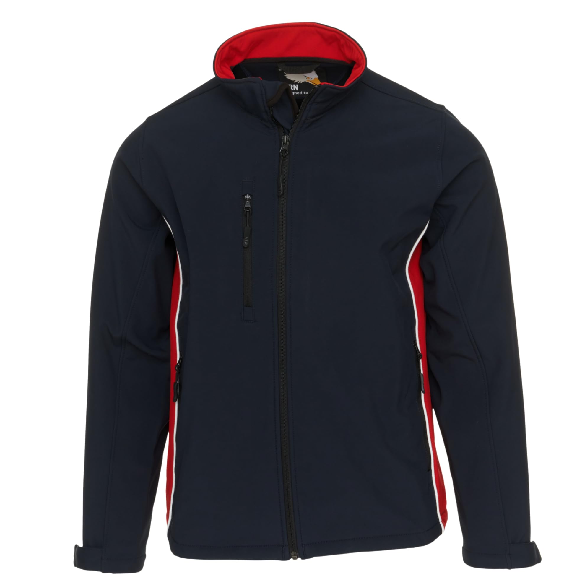 ØRN International Silverswift (4280) Mens Workwear Two Tone Outdoor Softshell Jacket, Breathable, Water Resistant, Machine Washable.