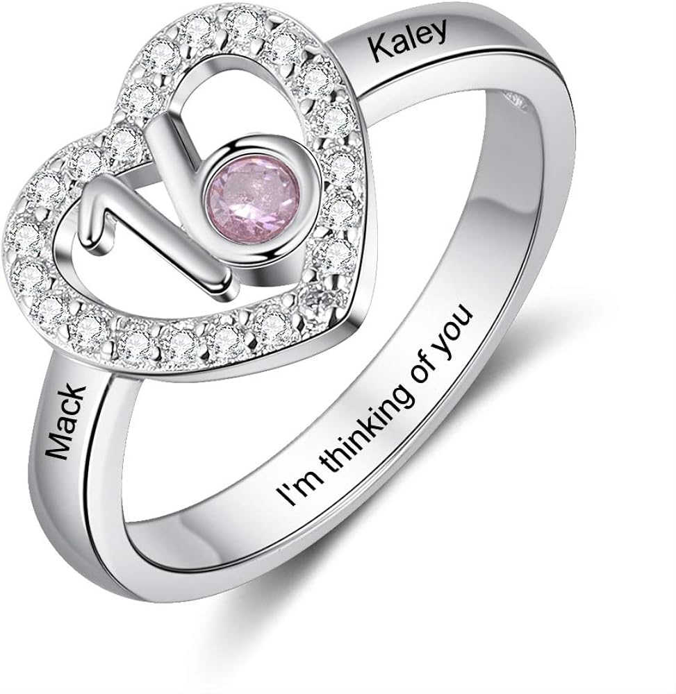 Love Jewelry Personalized Sweet 16 rings for