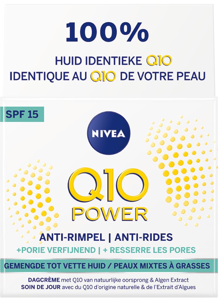 Nivea Anti-Wrinkle Day Cream Q10 Light Texture, 50 g