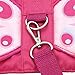 Hipiwe Baby Walking Safety Backpack Butterfly Anti-lost Mini Bag Toddler Child Strap Backpack with Safety Leash (Pink 2)
