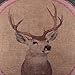 LINKWELL 45x45cm Shabby Chic Look Merry Christmas Collection Deer Christmas Tree Santa Claus Snowman Rabbit Burlap Pillow Case Cushion Cover (CC611)