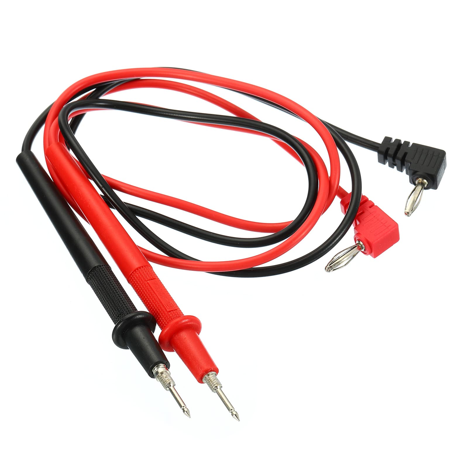 YOKIVE 1 Pair Test Leads, Multimeter Probe Cable with Banana Plug | Testing Electronic Components, Great for Electronic Work (Red, Black, 1000V, 0.6M)
