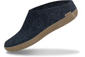Glerups Wool Slip-On Leather Outsole