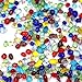 Md trade Rainbow Gravel Aquarium Marbles Decorative Colored Pebble Gravel for Fish Tank,542g /19oz