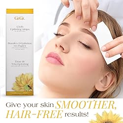 GiGi Wax Strips Non Woven for Hair Removal - Small