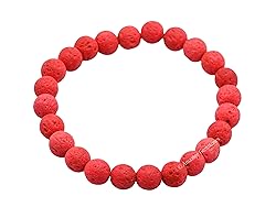 Red Lava Bracelet for Women Men's Gifts