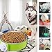 Crate Dog Bowl, Amazon 5 Stars Removable Stainless Steel Pet Bowl Hanging Cage Coop Cup Large Water Food Feeder For Dogs Cats Rabbits ,Birds-Green