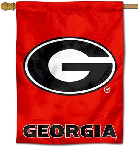 Amazon Com University Of Georgia Bulldogs House Flag Banner