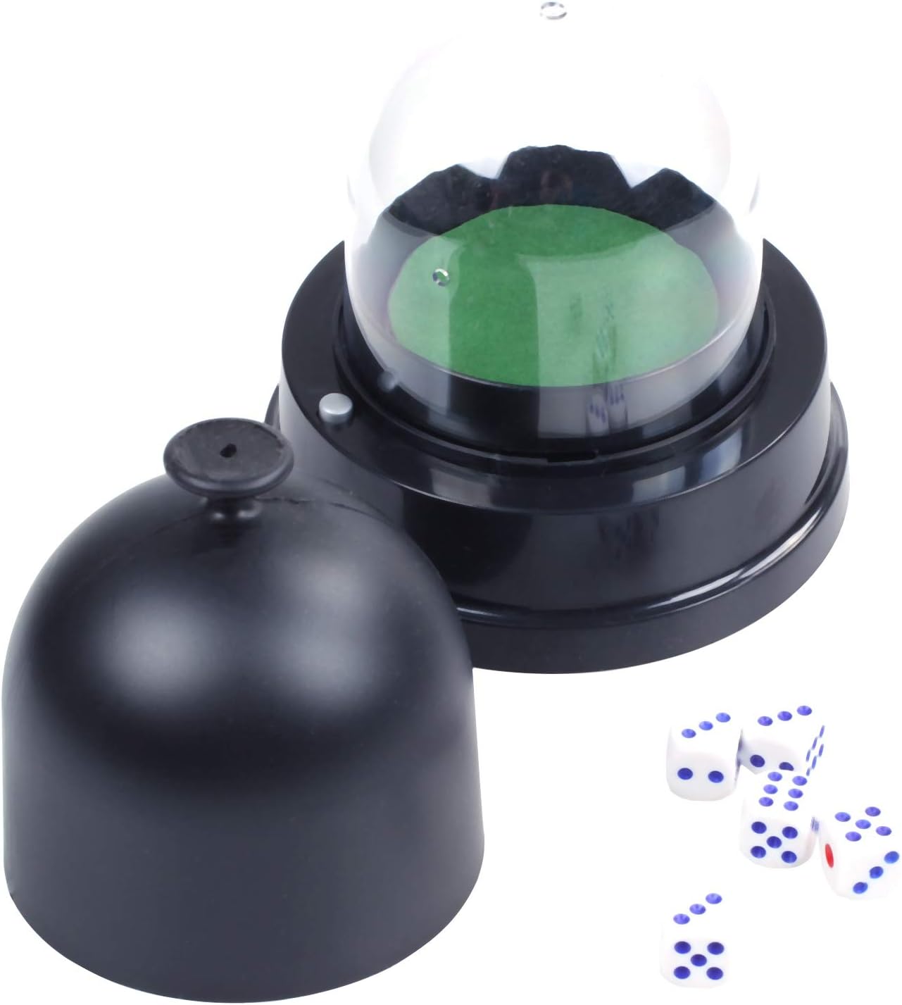 SODIAL Automatic Dice Roller Cup Battery Powered Pub Bar