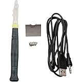 A-szcxtop Portable Professional Electronic Tools USB Powered Soldering Iron with Stand Tool