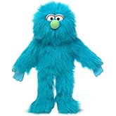 14" Blue Monster, Hand Puppet