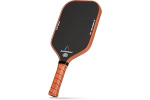AUGOCEAN Pickleball Paddles,2025 Carbon Fiber Pickleball Paddle,3K Raw Carbon Fiber Surface with High Grit and Spin,T700SC Racket with High Level of Power Control & Balance,USAPA Approved