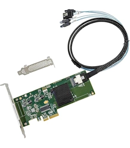 Amazon.com: SAS HBA Card Compatible with LSI 9211-4i IT Mode PCIe