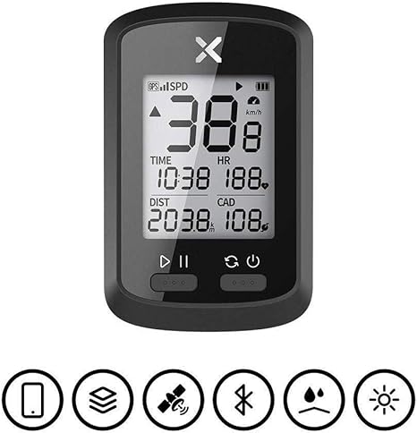 bicycle computer with heart rate monitor