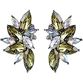 Vintage Design Crystal Earrings Women Statement Stud Earrings Women Earrings