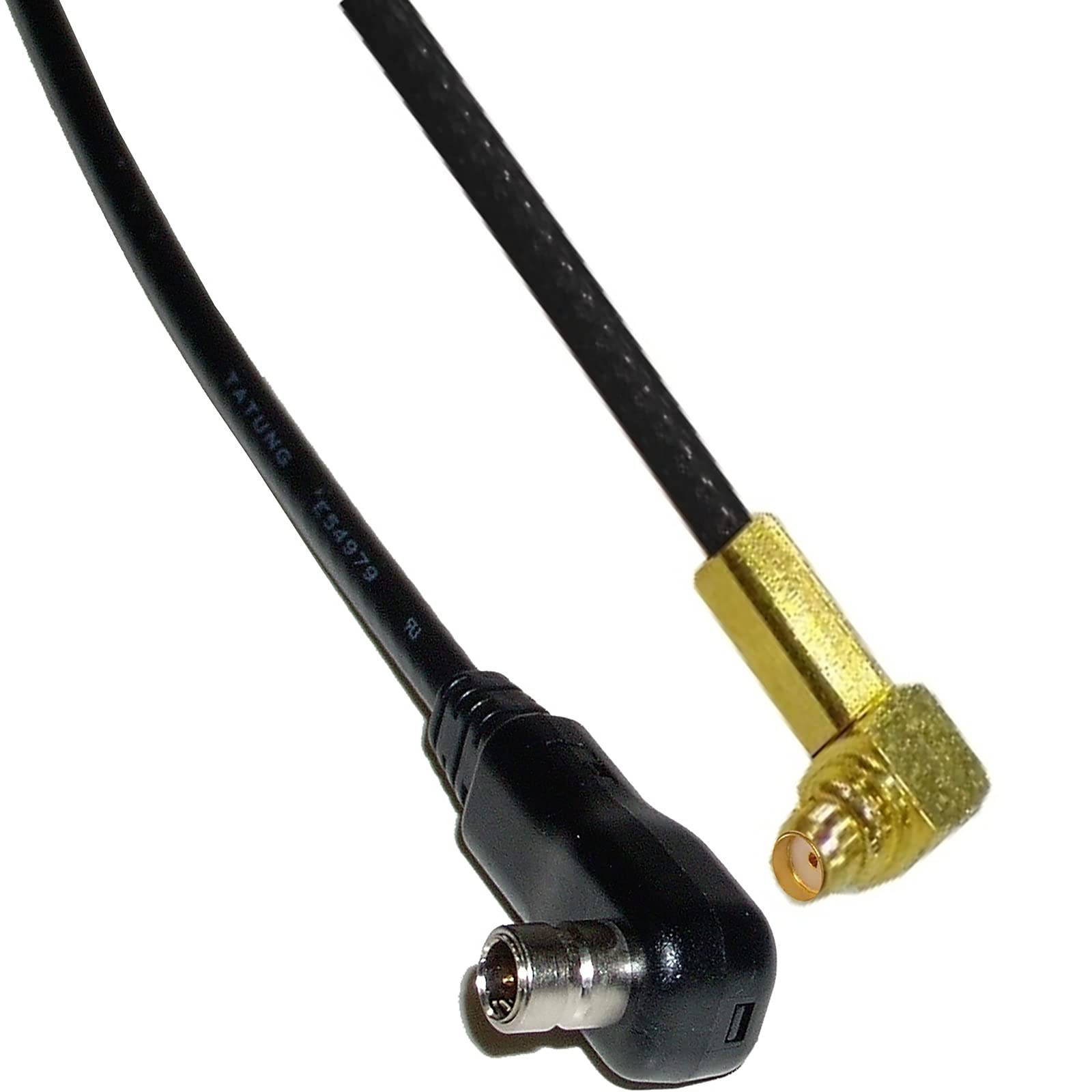 Cablematic - Cable RG-174RF 20cm (MS-151-C-LP-Macho/MMCX-Macho)