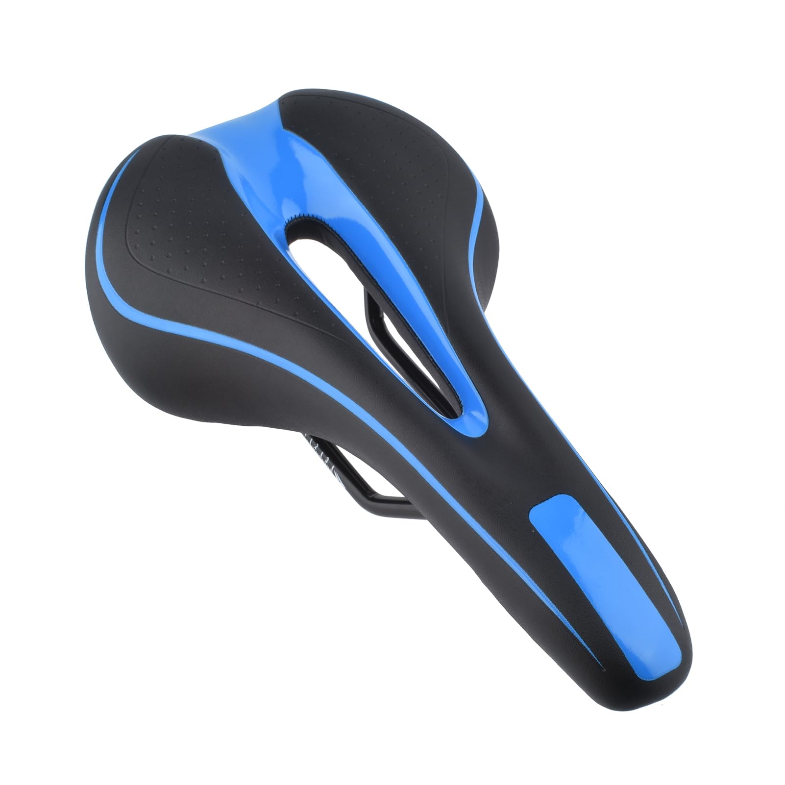 Durable Mountain Bike Saddle Black Blue