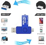 BORLTER CLAMP 32GB USB-C 3.0 Flash Drive 2-in-1 for Android Phones Tablets PC view 2