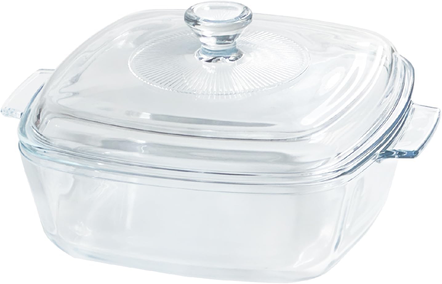 Photo 1 of 1.2L Tempered Glass Casserole Dish for Oven with Lid, Small Square Microwave Oven Baking Dish with Glass Lid