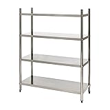 Pearington 4-Tier Commercial Grade Stainless Steel