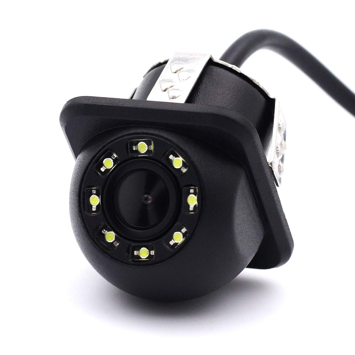 8 LED CCD 170 Degree HD Universal Front View Camera Night View Large Camera Forward Back Rear View Camera Car Reverse Backup for Camera Monitor Parking Waterproof