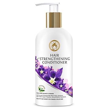 Mom & World Hair Strengthening Conditioner - Protein Conditioner For Thicker And Fuller Hair, 300ml (No SLS, Paraben)