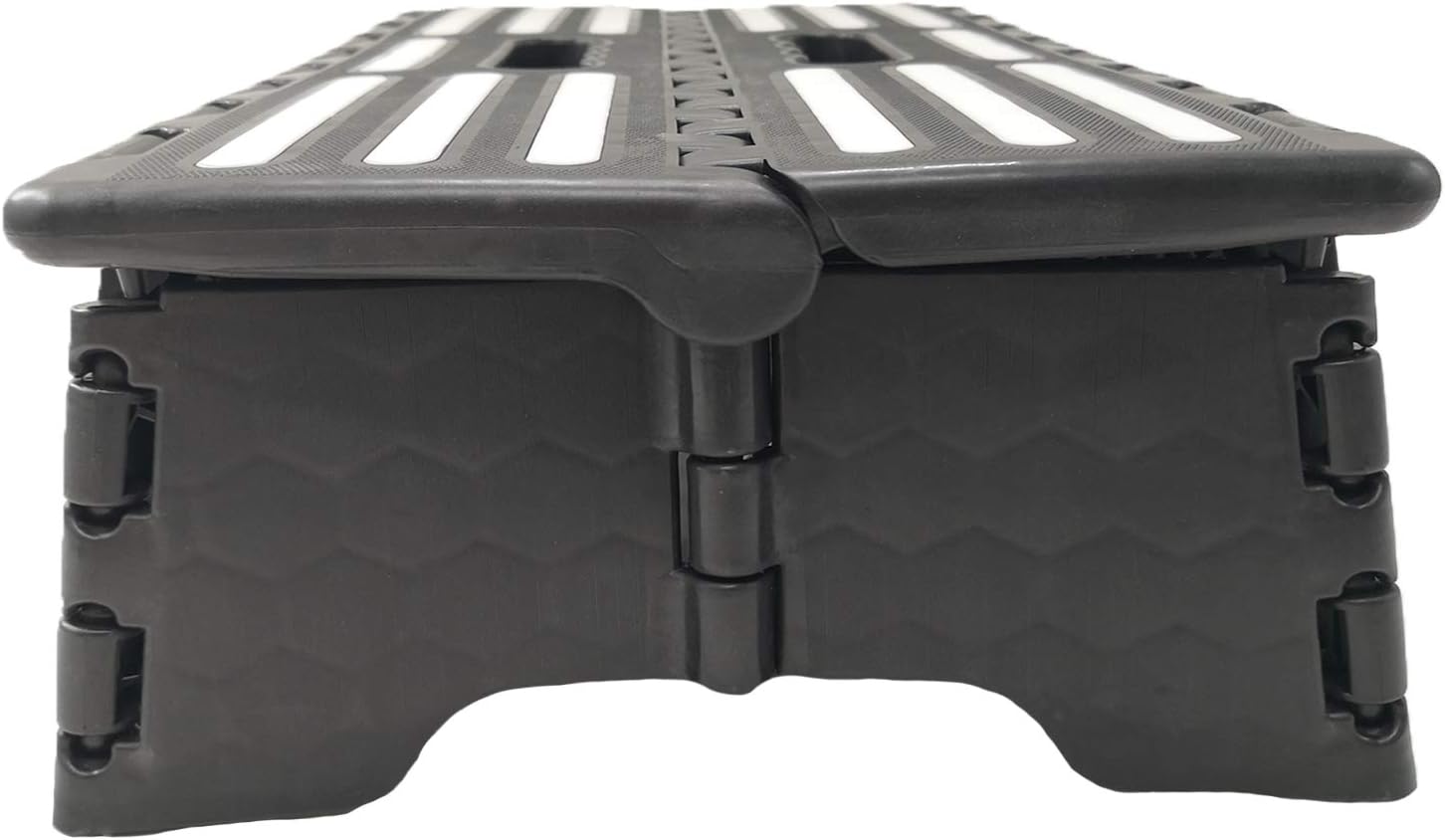 HY DEALS Portable Folding Step Up Stool Car Height Boost Elder Adult Kid Child Non-Slip Step Grips, Foldable & Easy to Store: Furniture & Decor