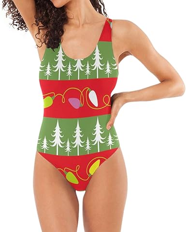 christmas bathing suit