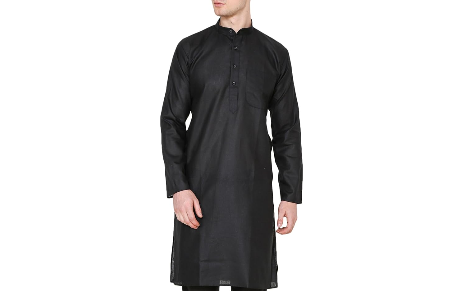 royal kurta men's khadi linen casual long comfortable kurta