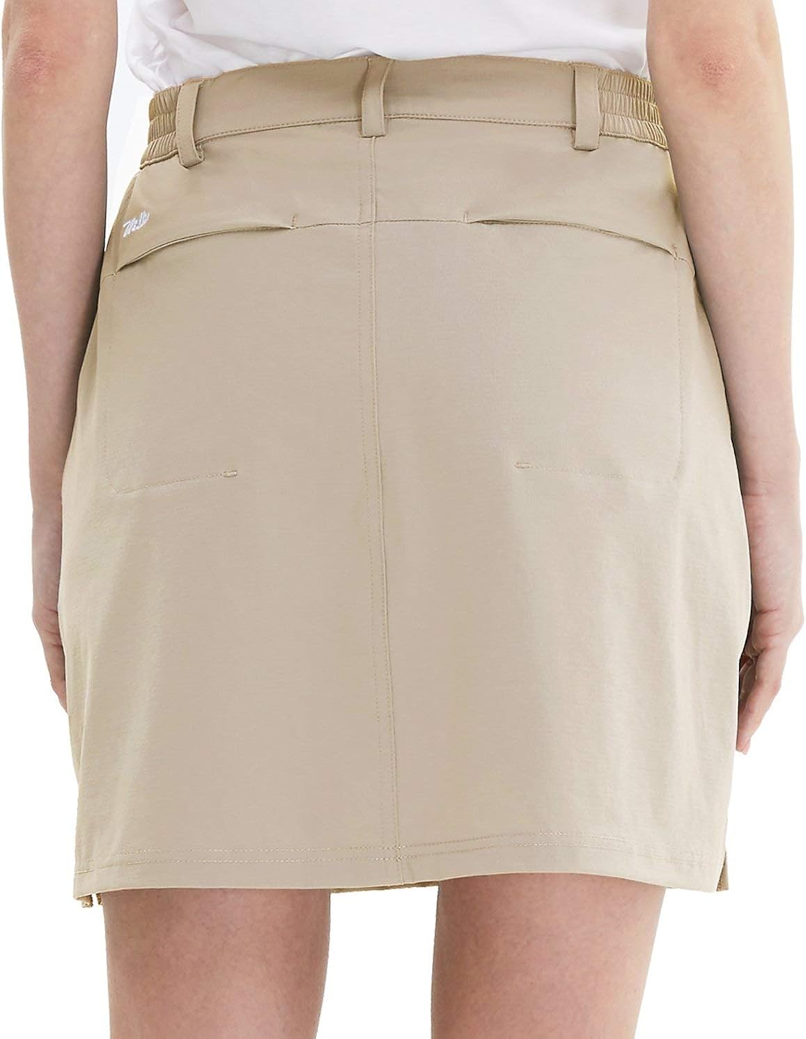 Willit Women's Outdoor Skort Golf Skort Casual Skort Skirt UPF 50+ Quick Dry Zip Pockets Active Hiking: Clothing