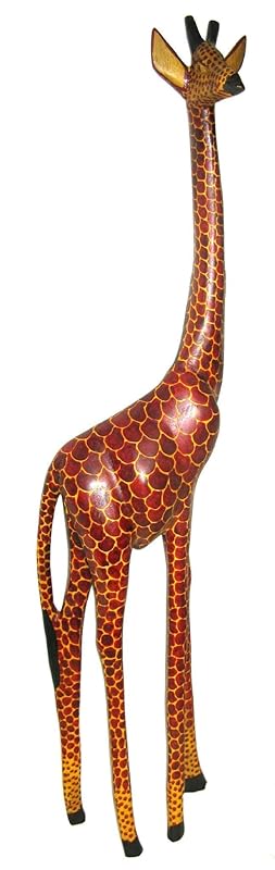 large wooden giraffe