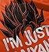Brisco Brands Nerdy Im Just Saying Funny Goku Anime Pun T Shirt Tee Orange