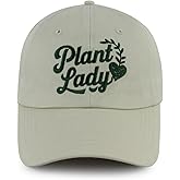 Ynbnzneng Plant Lady Hats for Women, Adjustable Embroidered Gardening Baseball Cap