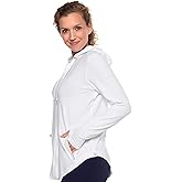 Coolibar Women's Zip-Up Hoodie - UPF 50+ Sun Protection - LumaLeo