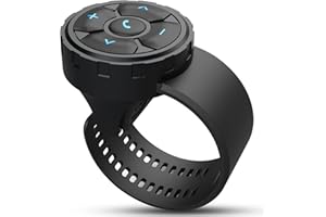 YAREMYEYE IP67 Waterproof Phone Controller Button Bluetooth 5.3 Smart Remote Control for Any iPhone 13 Pro Max/13 Pro/13/13 Mini and Android Device for Car Bike Motorbike Steering Wheel