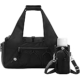 Oweisong Gym Bag for Women Sports Duffel Bag Lightweight Yoga Tote Travel Carry On Handbag with Shoes Compartment