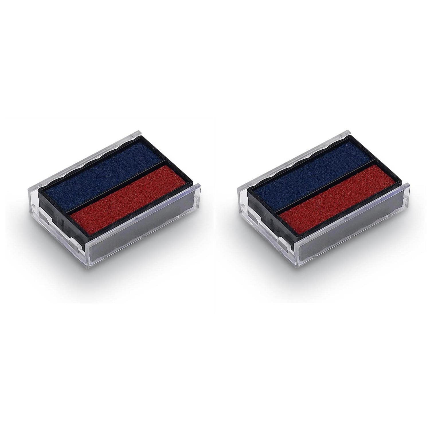 Trodat Replacement Ink Pads 6/4850 - Pack of 2 - Red/Blue Ink - For The Printy 4850 and 4850/L