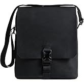 VELEZ Top Grain Leather Bag For Men - Small Sling Messenger Bags - 11 inch Tablet - Mens Crossbody Shoulder Purse