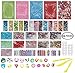 Slime Supplies Kit 63 Pack - Big Slime Making Kit Include Floam Balls Glitter Animal Flower Fruit Slices Fishbowl Beads Paper Sugar - DIY Slime Making Accessories - Slime Making Tools & Containers