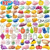 Dioju 82Pcs Mochi Squishy Toys, Mini Kawaii