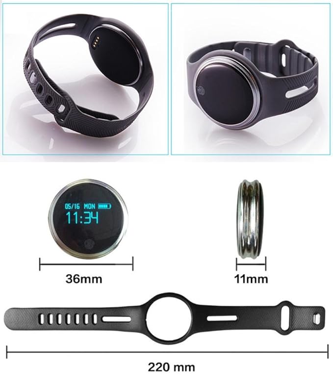 ihee E07 0.96-inch OLED impermeable IPX7 Bluetooth ...