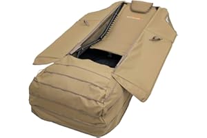 ALPS OutdoorZ Legend Layout Blind - Hunting Blind, Zero-Gravity Chair Design, Waterproof Floor, Mesh Face Screen, Rear Zippered Door, and Backpack Carry Straps with Optional Snow Cover Accessory