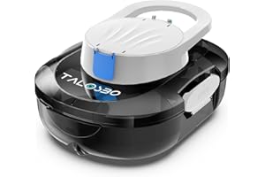 TALOSBO S1 Pro Cordless Robotic Pool Cleaner – Lightweight & Powerful Pool Vacuum with 120-Min Runtime, Fast Charging, and Efficient Debris Filtration for Above-Ground Flat Pools up to 1076 Sq.ft