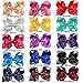 15Pcs Bling 6 Inch Hair Bows Large Big Sparkly Glitter Sequin Bows Alligator Hair Clips for Baby Girls Toddlers Kids Children Teens