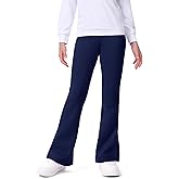 BOOPH Girls Fleece Lined Leggings Winter Flare Leggings Casual Warm Bell Bottom Pants for Teen Girls