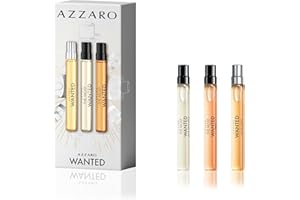 Azzaro The Most Wanted Men's Cologne Discovery Set - 3-Piece Fragrance Sample Kit Includes 3 Travel Size Sprays – The Most Wanted Eau de Parfum Intense, The Most Wanted Parfum, Wanted Eau de Parfum