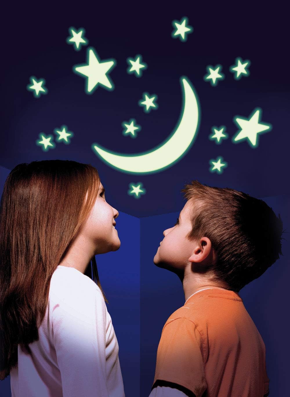 The Original Glowstars Company Glow in the Dark Large Crescent Moon & 15 Stars - Image 3