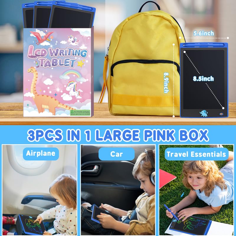 BAVEEL 3 Pcs in 1 Pack LCD Writing Tablets for