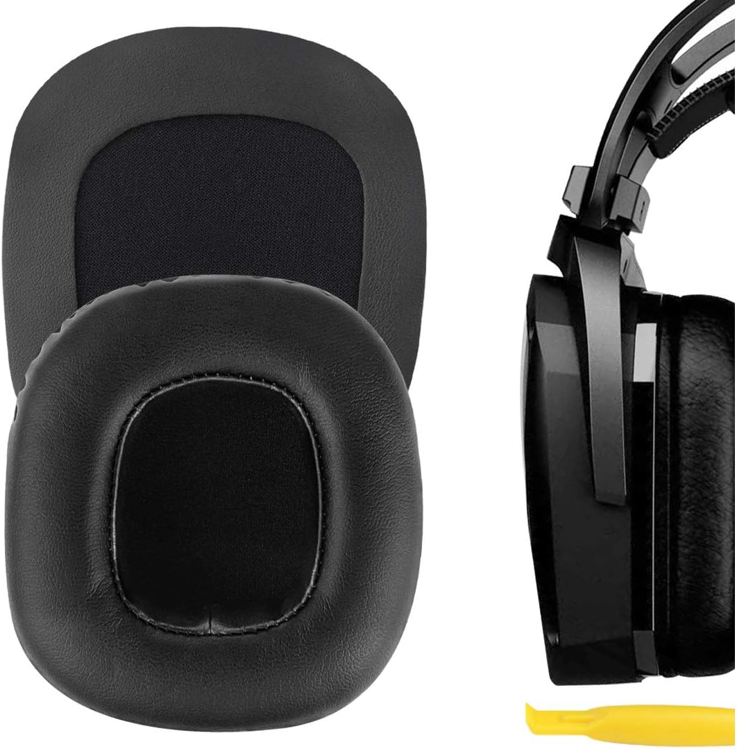 Geekria Replacement Ear Pads for Razer Tiamat 2.2, Tiamat 7.1 (Not Fit Tiamat 7.1 v2) Headphones Ear Cushions, Repair Parts (Black)