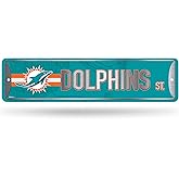 NFL Rico Industries Metal Street Sign Metal Street Sign 4" x 15" Home Décor - Bedroom - Office - Man Cave